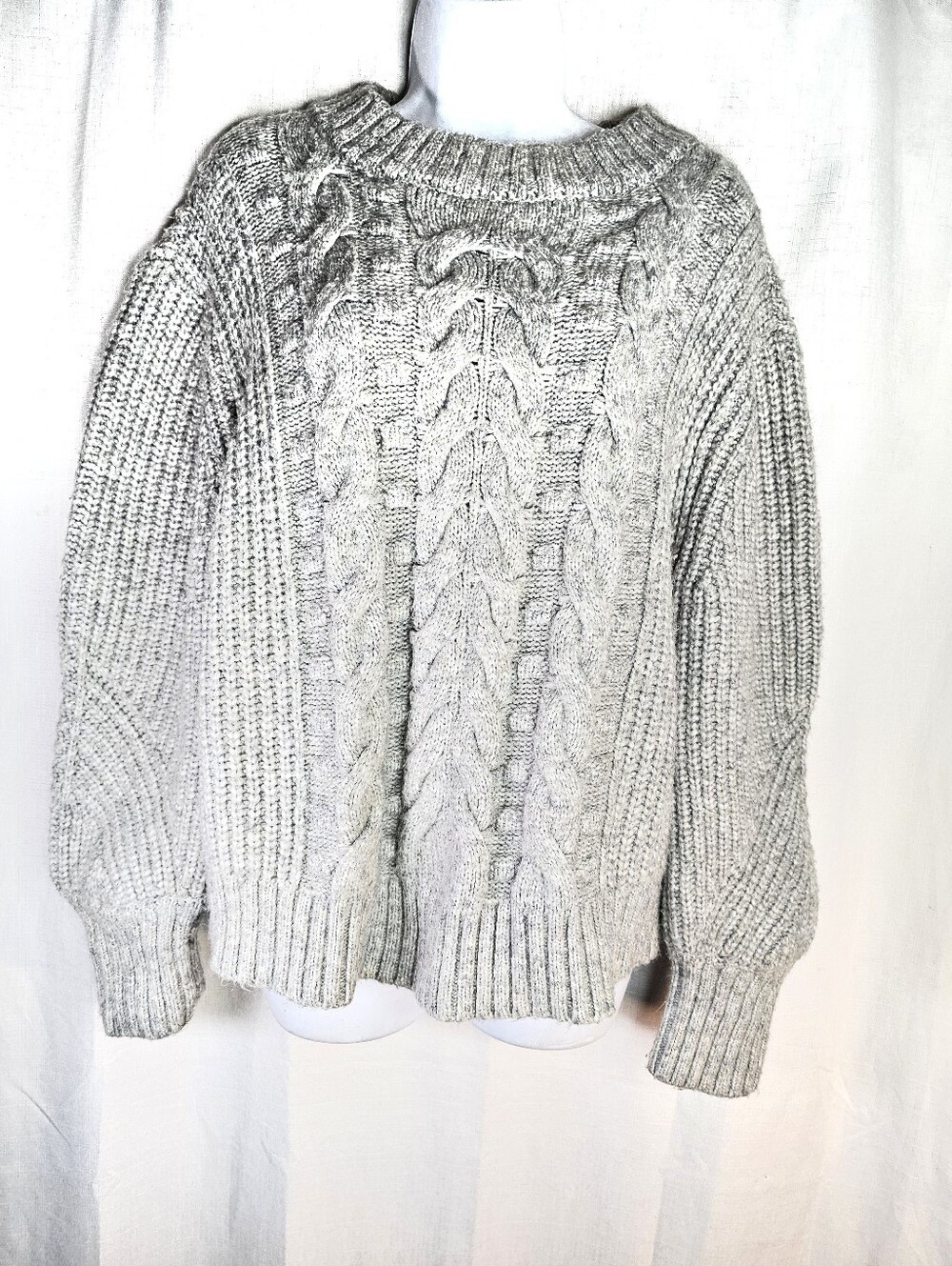 a new day Sz XL Chunky Cable Knit Sweater